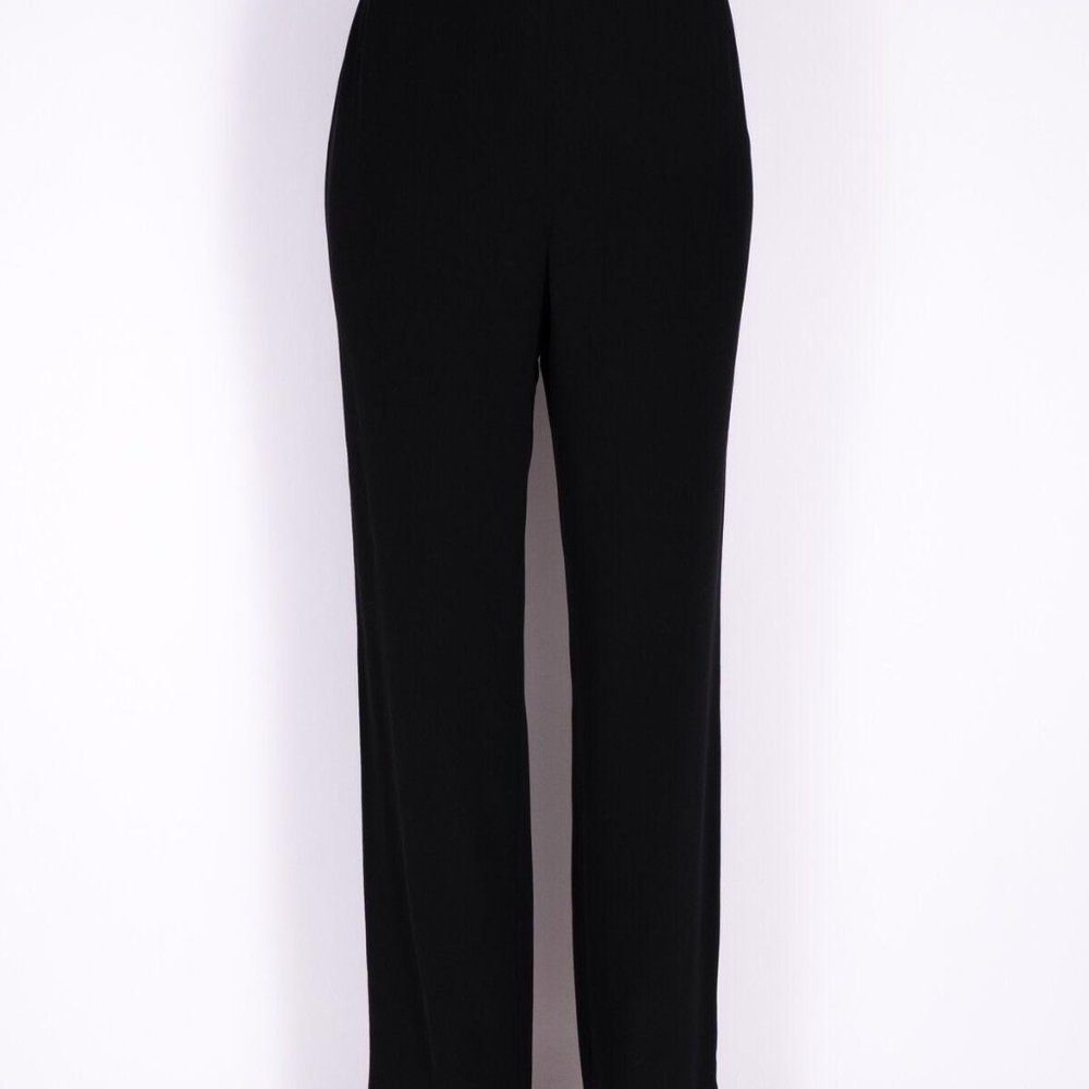 Akris Acetate/Silk Blend Stretch Straight Dress Pants Women's SZ 10